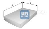 UFI Фильтр, воздух во внутренном пространстве 53.084.00