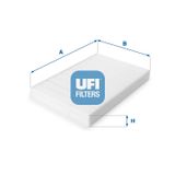 UFI filtras, salono oras 53.161.00