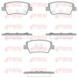 REMSA Комплект тормозных колодок, дисковый тормоз 1999.02