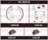 REMSA Pidurite komplekt, trummelpidur SPK 3040.02