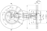 ICER Тормозной диск 78BD0414-2
