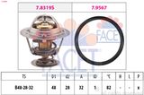 FACET Термостат, охлаждающая жидкость 7.8289