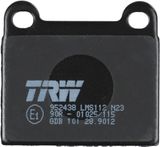 TRW Bromsbeläggssats, skivbroms GDB101