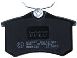 TRW Комплект тормозных колодок, дисковый тормоз GDB1330