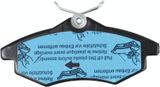 TRW Комплект тормозных колодок, дисковый тормоз GDB1495