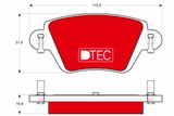 TRW Комплект тормозных колодок, дисковый тормоз GDB1525DTE