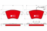 TRW Комплект тормозных колодок, дисковый тормоз GDB1556DTE