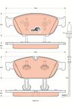 TRW Комплект тормозных колодок, дисковый тормоз GDB1897