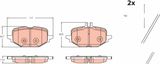 TRW Комплект тормозных колодок, дисковый тормоз GDB2471
