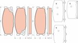TRW Комплект тормозных колодок, дисковый тормоз GDB3423