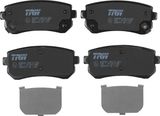 TRW Комплект тормозных колодок, дисковый тормоз GDB3474