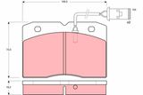 TRW Комплект тормозных колодок, дисковый тормоз GDB478
