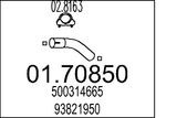 MTS Avgasrör 01.70850