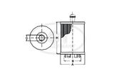 SCT - MANNOL Eļļas filtrs SH 452 P