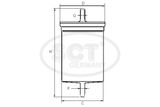 SCT - MANNOL Топливный фильтр ST 342