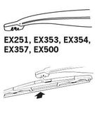 TRICO Щетка стеклоочистителя EX353