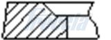 FRECCIA Kolvringsats FR10-500900