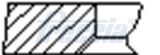 FRECCIA Kolvringsats FR10-500900