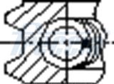 FRECCIA Kolvringsats FR10-500900