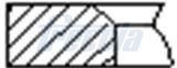 FRECCIA Kolvirõngakomplekt FR10-506500