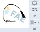 FAE Датчик, температура выхлопных газов 68075