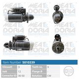 MEAT & DORIA Startmotor 5010339