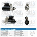 MEAT & DORIA Startmotor 5010347