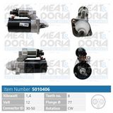 MEAT & DORIA Startmotor 5010406