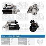 MEAT & DORIA Startmotor 5010493