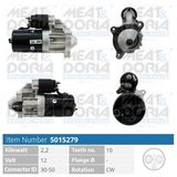 MEAT & DORIA Startmotor 5015279