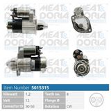 MEAT & DORIA Startmotor 5015315