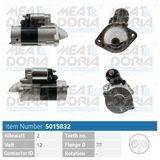 MEAT & DORIA Startmotor 5015832