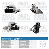 MEAT & DORIA Startmotor 5015860