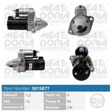 MEAT & DORIA Startmotor 5015877