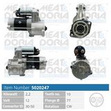 MEAT & DORIA Startmotor 5020247