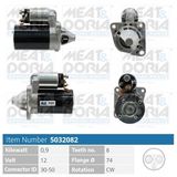 MEAT & DORIA Startmotor 5032082