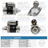 MEAT & DORIA Startmotor 5035737