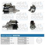 MEAT & DORIA Startmotor 5035789