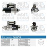 MEAT & DORIA Startmotor 5035790