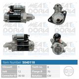 MEAT & DORIA Startmotor 5040118