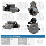 MEAT & DORIA Startmotor 5050826