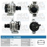 MEAT & DORIA Generator 5510008