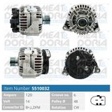 MEAT & DORIA Generator 5510032