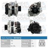 MEAT & DORIA Generator 5515312
