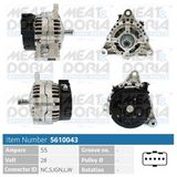 MEAT & DORIA Generator 5610043