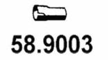 ASSO Avgasrör 58.9003