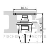FA1 Keretüüblite komplekt 14-40085.5