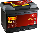CENTRA Startera akumulatoru baterija CB740