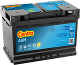 CENTRA Startera akumulatoru baterija CK720