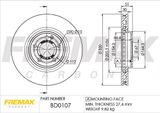 FREMAX Тормозной диск BD-0107